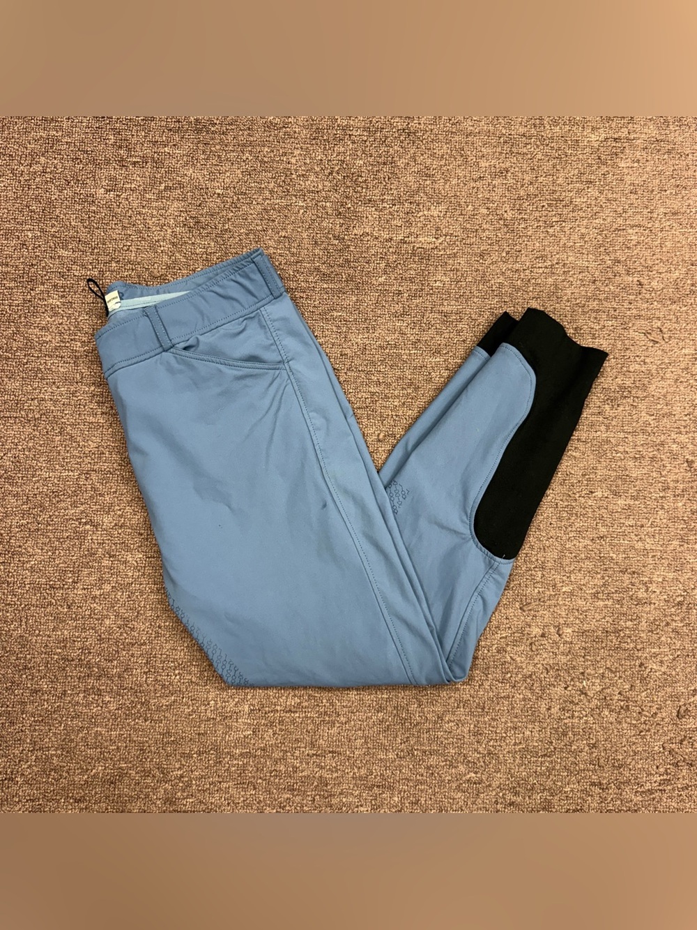 Women’s Size 32R Blue Dover Full Seat Horseback Riding Breeches. Good Condition.